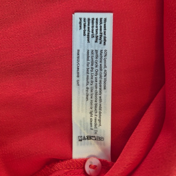 NWT Eileen Fisher M Red Maxi dress sleeveless slit summer wedding quest luxury - Picture 11 of 12